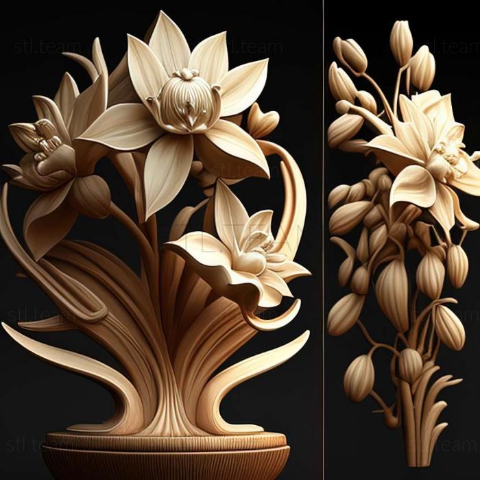 3D модель Eucharis adscendens (STL)